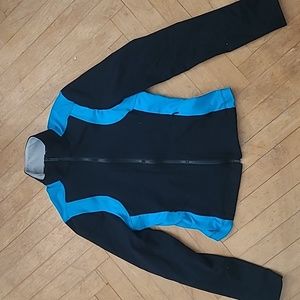 Bebe Sport black & turquoise jacket size M